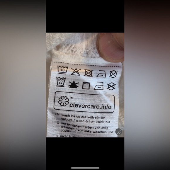 Newww!!! Esprit Cropped Wide-Sleeve Blouse Size XL - Picture 6 of 6